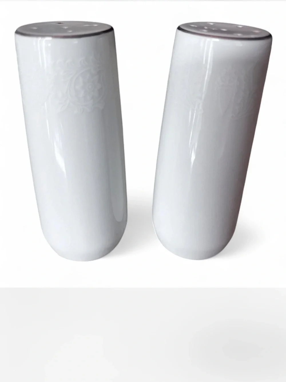 Vintage Crown Victoria China Love Lace salt and pepper shakers